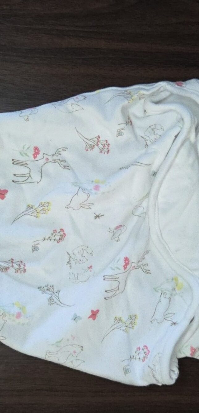 Aden &amp; Anais White Baby Swaddle Blanket with Animal &amp; Floral Prints Othe